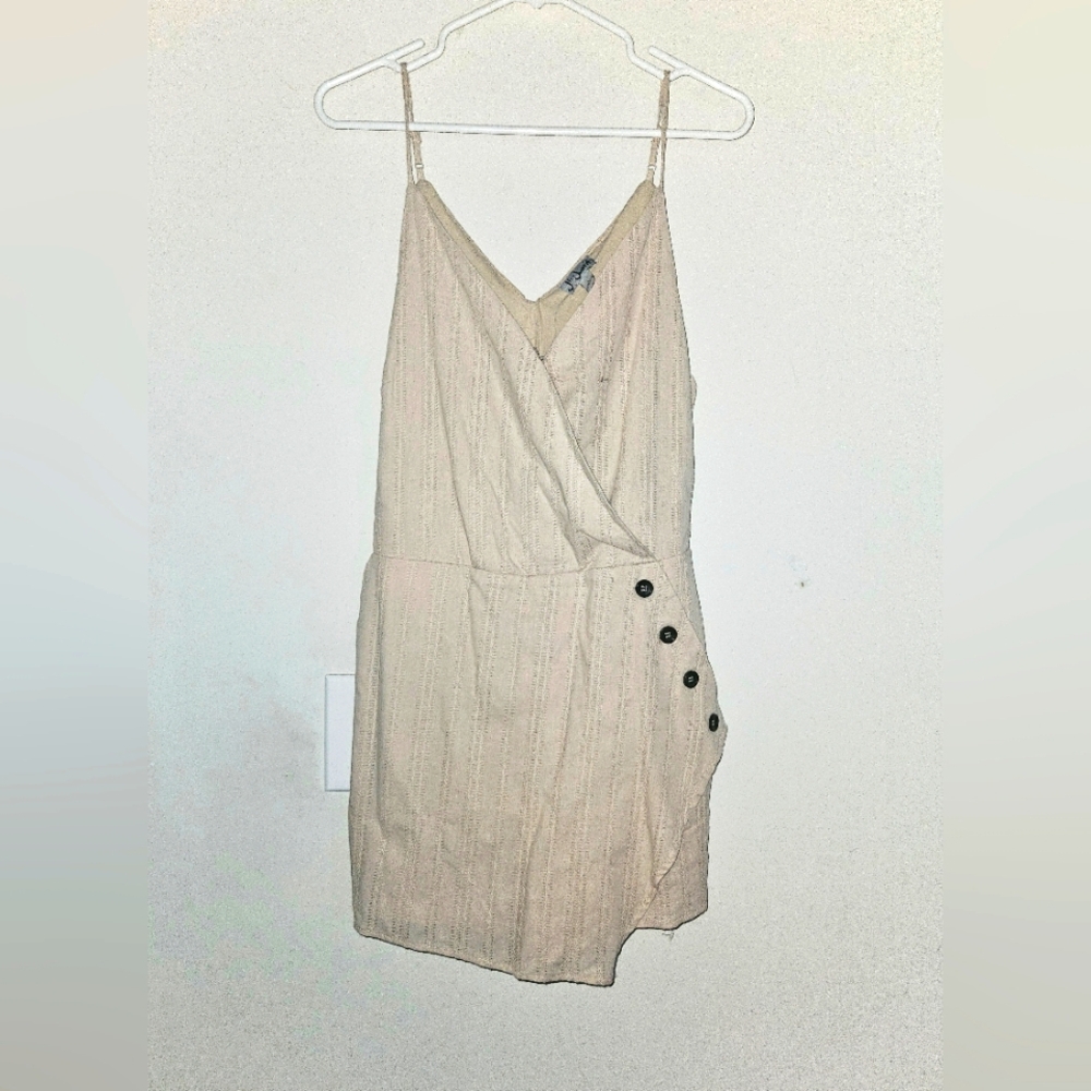 J for Justify Beige Romper